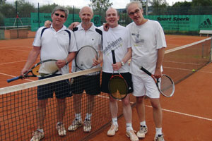 1. VM Herren Doppel Uebelacker Martin, Werner Frank (rechts), 2. Strauß Manfred, Wagner Johannes