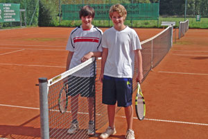 1. VM Knaben Hofmeister David (rechts), 2. Siller Philipp